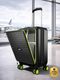 ALFA by VIP Small Cabin Suitcase (55 cm) 8 Wheels - Deep Space Hard Side Laptop Compartment Trolley with Combination Lock - Silver - Image 4