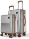 SAFARI KEPLAR 4W Hard Body Luggage Set of 2, Beige - Image 3