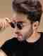 VOYAGE UV Protection Retro Square Sunglasses (58) (For Men & Women, Black, Silver) - Image 2