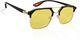 Gynk UV Protection Rectangular Riding Sunglasses (Clear) - Image 4