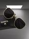 Blowzy UV Protection, Gradient, Polarized, Night Vision, Others Round Sunglasses (Free Size) (For Men & Women, Black) - Image 3