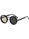 BRYXO Polarized, UV Protection, Riding Glasses, Toughened Glass Lens Round Sunglasses (Free Size) (For Men & Women, Black) - Image 3