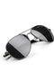 GOODINA UV Protection, Gradient, Polarized Rectangular Sunglasses (Free Size) (For Men, Black) - Image 3