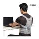 PLETHEON support posture corrector belt for men and women for back pain (FREE SIZE) Posture Corrector (Grey) - Image 3