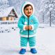 Asent Baby Boys & Baby Girls Solid Hooded Neck Pink Sweater - Image 3