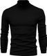 Starvy Men Self Design High Neck White Sweater - Image 3