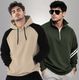 513 Men Solid High Neck Black Sweater - Image 3