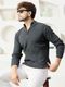 Roadster Men Colorblock Hooded Neck Brown Sweater - Image 3