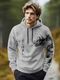 FashionAndYOUTH Men Full Sleeve Printed Hooded Sweatshirt - Image 4