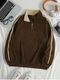 AOOSH Men Full Sleeve Polka Print Sweatshirt - Image 4