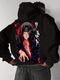HouseOfCommon Men Full Sleeve Printed Hooded Sweatshirt - Image 4