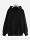 HouseOfCommon Men Full Sleeve Printed Hooded Sweatshirt - Image 3