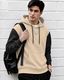 TrendsTalk Men Full Sleeve Color Block Hooded Sweatshirt - Image 3