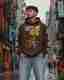 JUGULAR Men Full Sleeve Graphic Print Hooded Sweatshirt - Image 2