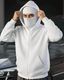 WOMENPRIDE Men Full Sleeve Solid Hooded Sweatshirt - Image 3