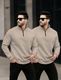 TRIPR Men Full Sleeve Solid Sweatshirt - Image 3