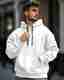 BEING WANTED Men Full Sleeve Solid Hooded Sweatshirt - Image 2