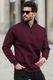 AOOSH Men Full Sleeve Self Design Sweatshirt - Image 3