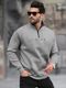 HOODLER Men Full Sleeve Solid Sweatshirt - Image 4