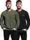 Trend Twist Men Full Sleeve Solid Sweatshirt - Image 2