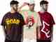 Leotude Men Printed Round Neck Cotton Blend Multicolor T-Shirt - Image 2