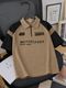 Try This Men Printed Polo Neck Cotton Blend Brown T-Shirt - Image 3