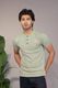 Madilyn Men Printed Round Neck Pure Cotton Black, Beige T-Shirt - Image 3
