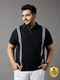 bigbanana Men Printed Polo Neck Pure Cotton Beige T-Shirt - Image 3