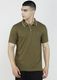 Allen Solly Men Solid Polo Neck Cotton Blend Maroon T-Shirt - Image 4