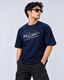 Nahar Men Graphic Print Crew Neck Polyester White T-Shirt - Image 3