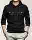 HouseOfCommon Men Full Sleeve Printed Hooded Sweatshirt - Image 2