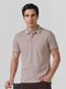 XYXX Men Solid Polo Neck Pure Cotton White T-Shirt - Image 3