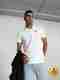 KILLER Men Solid Beige Polo Neck Cotton Blend T-Shirt - Image 2
