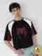 The Souled Store Men Graphic Print V Neck Pure Cotton Multicolor T-Shirt - Image 2