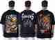 Leotude Pack of 2 Men Graphic Print Cotton Blend T-Shirt - Image 2
