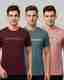 Bullmer Pack of 3 Men Printed Round Neck Cotton Blend Multicolor T-Shirt - Image 2