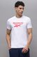 TAZO Men Striped Polo Neck Cotton Blend White T-Shirt - Image 3