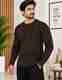 rafraffashion Men Black Cotton Blend Typography T-Shirt - Image 2