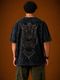 VIGON Men Graphic Print Round Neck Pure Cotton Black T-Shirt - Image 4
