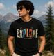 MK Digital Men Colorblock Round Neck Cotton Blend Red, White T-Shirt - Image 4