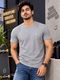 Fab Fashion Studio Men Graphic Print Round Neck Cotton Blend White T-Shirt - Image 3