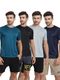 FTX Pack of 3 Men Solid Round Neck Polyester Multicolor T-Shirt - Image 3