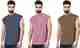 JB Jangoboy Men's Pack of 2 Solid Round Neck Polyester T-Shirts - Image 2