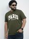 Toodleplus Men Plus Size Printed T-Shirt Cotton Round Neck Half Sleeve Regular Fit Men Printed Round Neck Pure Cotton Blue T-Shirt - Image 3
