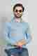 UNNIBERRY Men Striped Polo Neck Cotton Blend Beige T-Shirt - Image 2