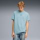GAP Men Printed Crew Neck Pure Cotton Black T-Shirt - Image 3