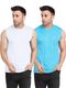 JB Jangoboy Men's Pack of 2 Solid Round Neck Polyester T-Shirts - Image 3