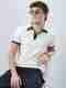 VASTRADO Men White Pure Cotton Polo T-Shirt - Image 2