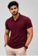 TRUMAXX Men Solid Polo Neck Cotton Blend Pink T-Shirt - Image 3