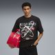Nike Men Solid Crew Neck Cotton Blend Red T-Shirt - Image 4